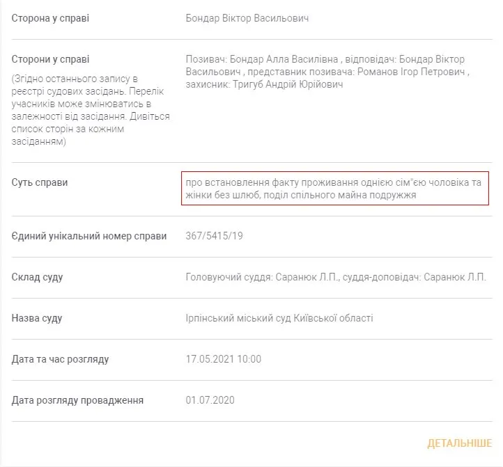 Бондарь Виктор Васильевич полное досье компромат