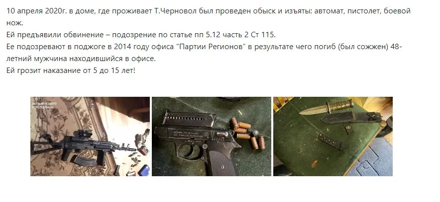 Черновол Татьяна Николаевна полное досье компромат